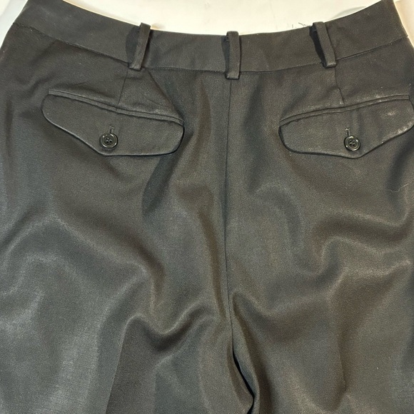 Brooks Brothers Pants Womens 6 100% Wool Black Fully Lined Trouser Preppy Office - Picture 3 of 5